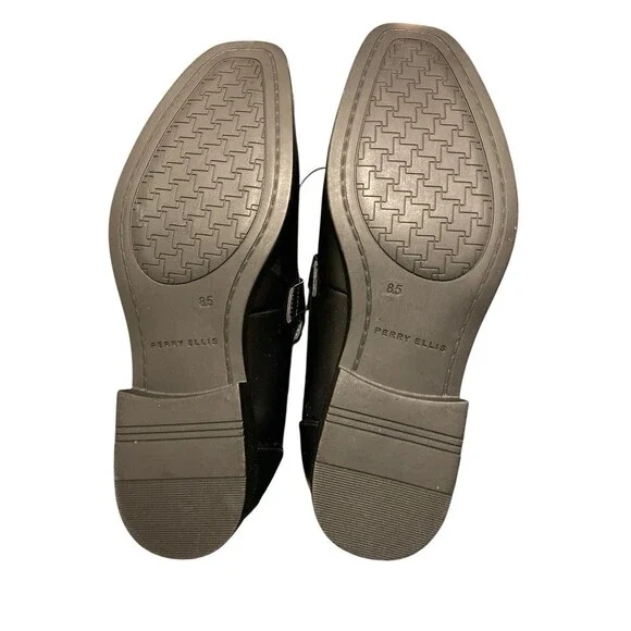 Perry Ellis Men’s Loafers‎ Size 8.5 Dress Shoes Black Slip On Comfort Foam - Picture 6 of 9